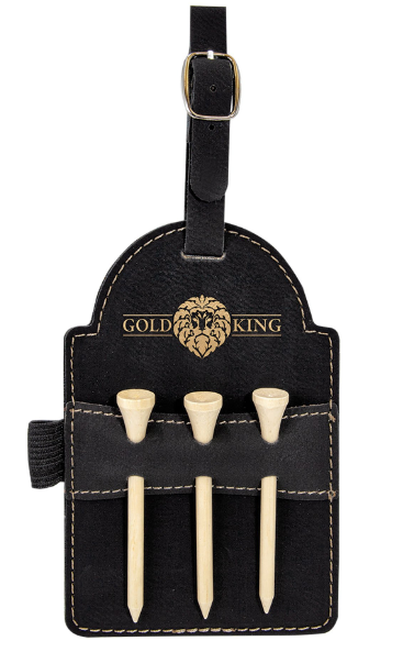 Golf Bag Tag and Tee Holder