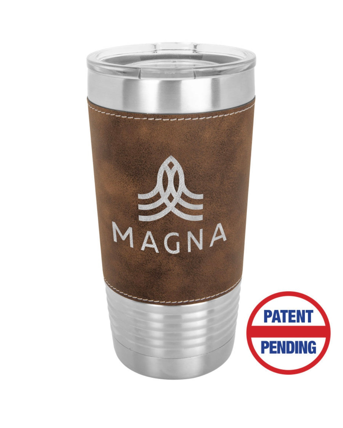Personalized Tumblers - Vegan Leather