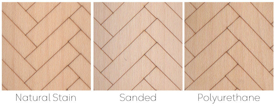 (Herringbone Pattern) Real Wood Dollhouse Flooring Sheets 18" x 12" x 1/32