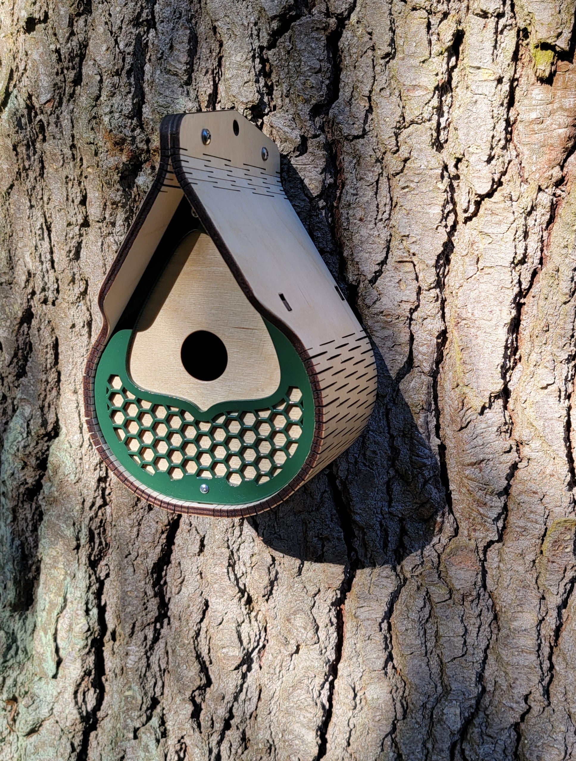 Handmade Tear-Drop Bird Houses