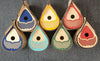 Handmade Tear-Drop Bird Houses