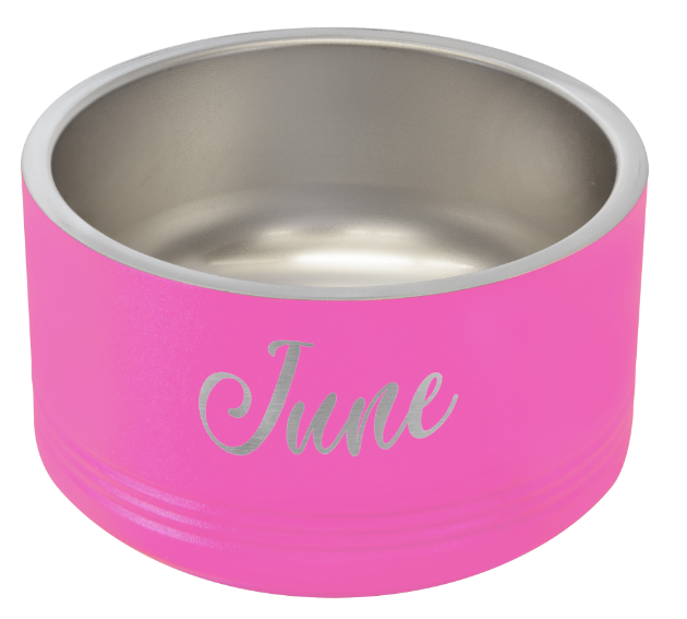 Customizable Double Wall Insulated Pet Bowls