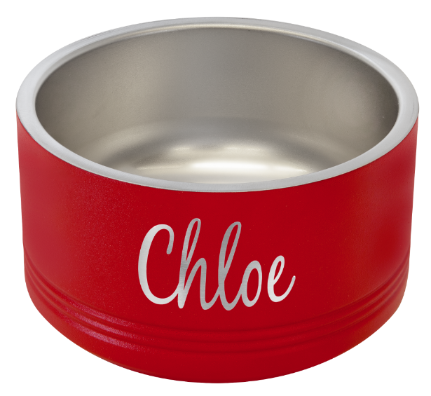 Customizable Double Wall Insulated Pet Bowls